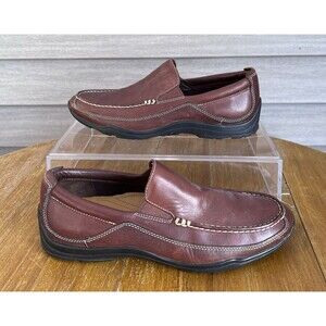 Cole Haan Leather Tucker Venetian NikeAir Comfort Loafers Mens 8 Fits 9 Brown
